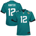 Youth Nike Jacksonville Jaguars Travis Hunter Teal Team Game NFL Jersey