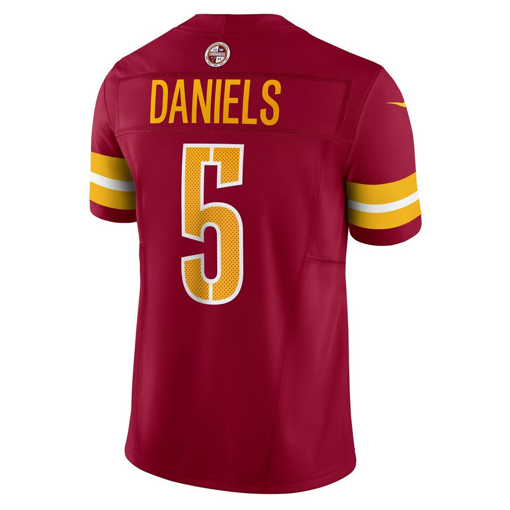 Men's Nike Washington Commanders Jayden Daniels Burgundy Vapor F.U.S.E. Limited NFL Jersey