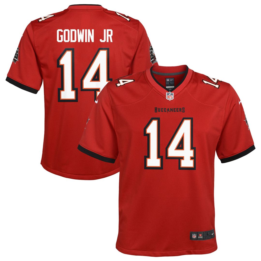 Youth Nike Tampa Bay Buccaneers Chris Godwin Jr. Game Jersey – Red NFL Jersey