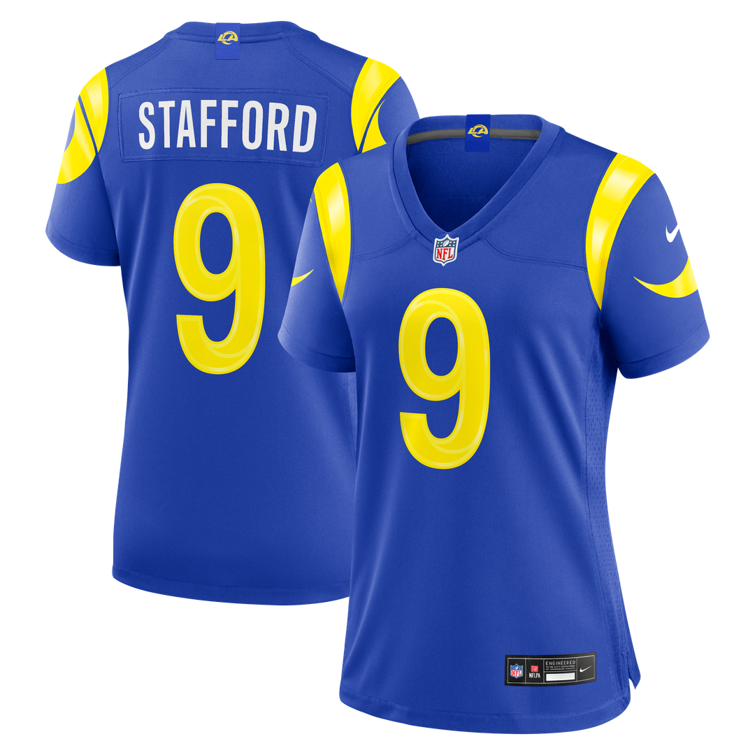 Women's Nike Los Angeles Rams Matthew Stafford White Game NFL Jersey