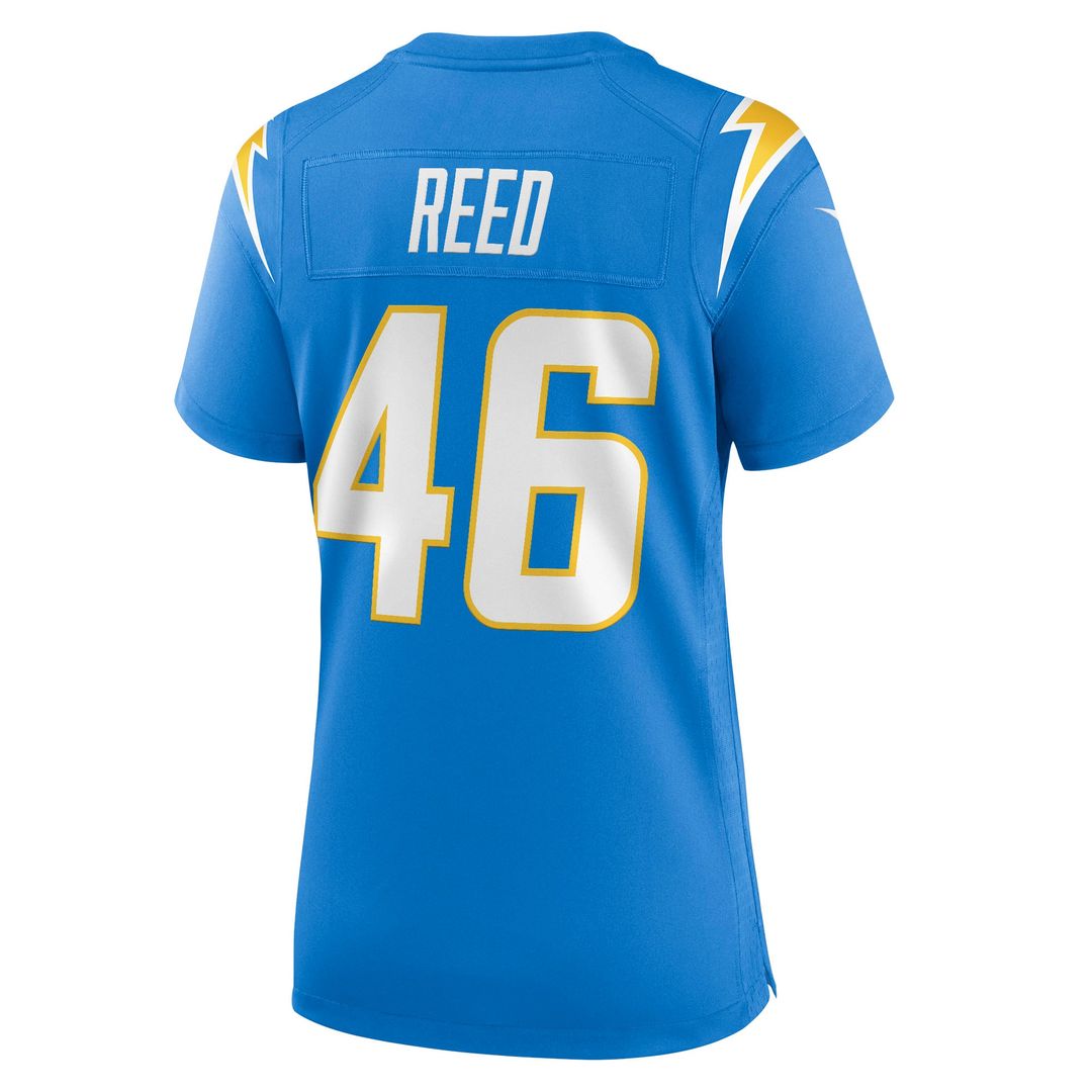 Women's Nike Los Angeles Chargers Nikko Reed Powder Blue Team Game NFL Jersey