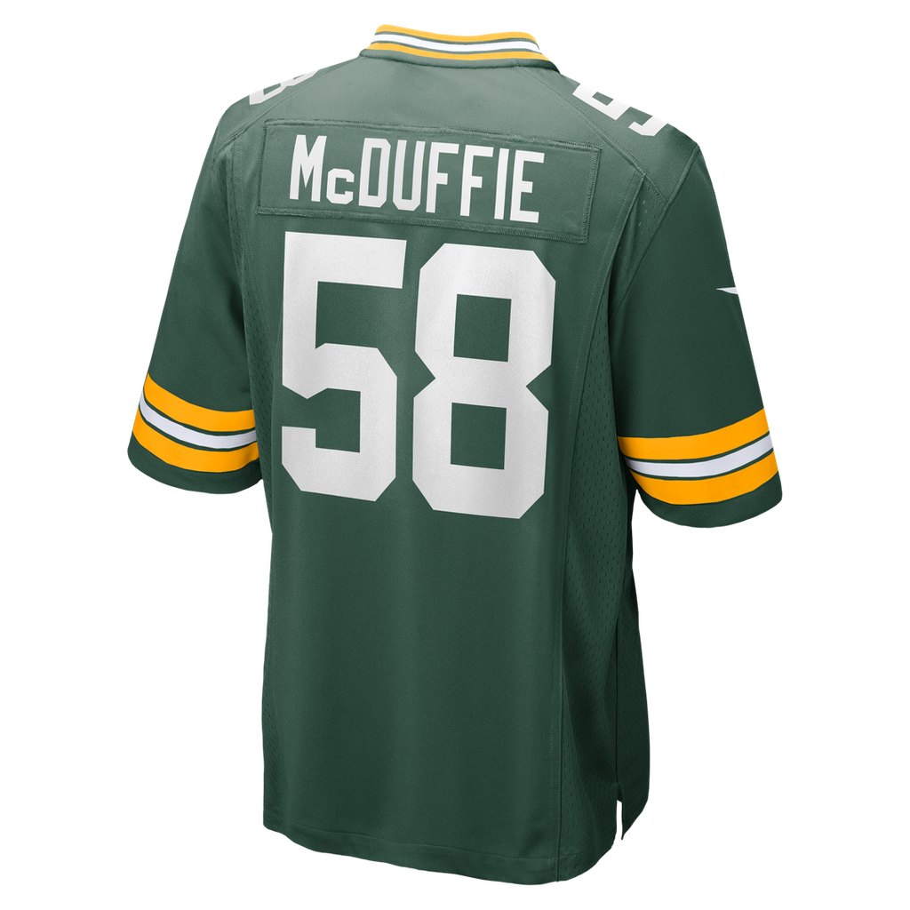 Men's Nike Green Bay Packers Isaiah McDuffie Green Game NFL Jersey