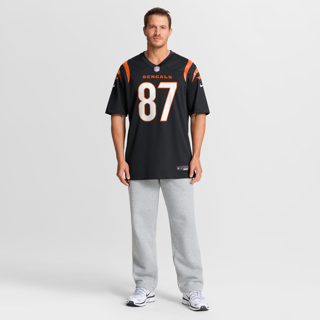 Men's Nike Cincinnati Bengals Tanner Hudson Black Home Game Player NFL Jersey