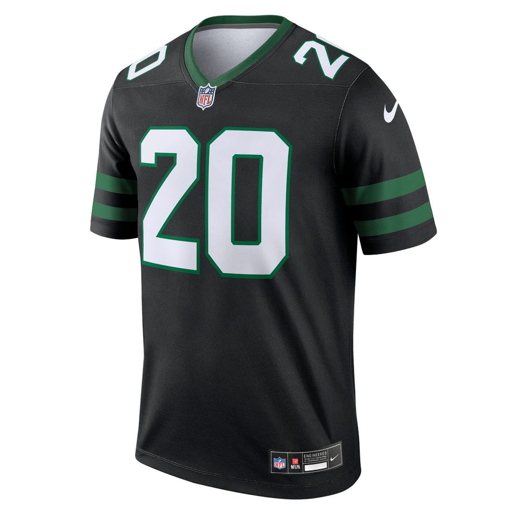 Men's Nike New York Jets Breece Hall White Legend Player NFL Performance Top