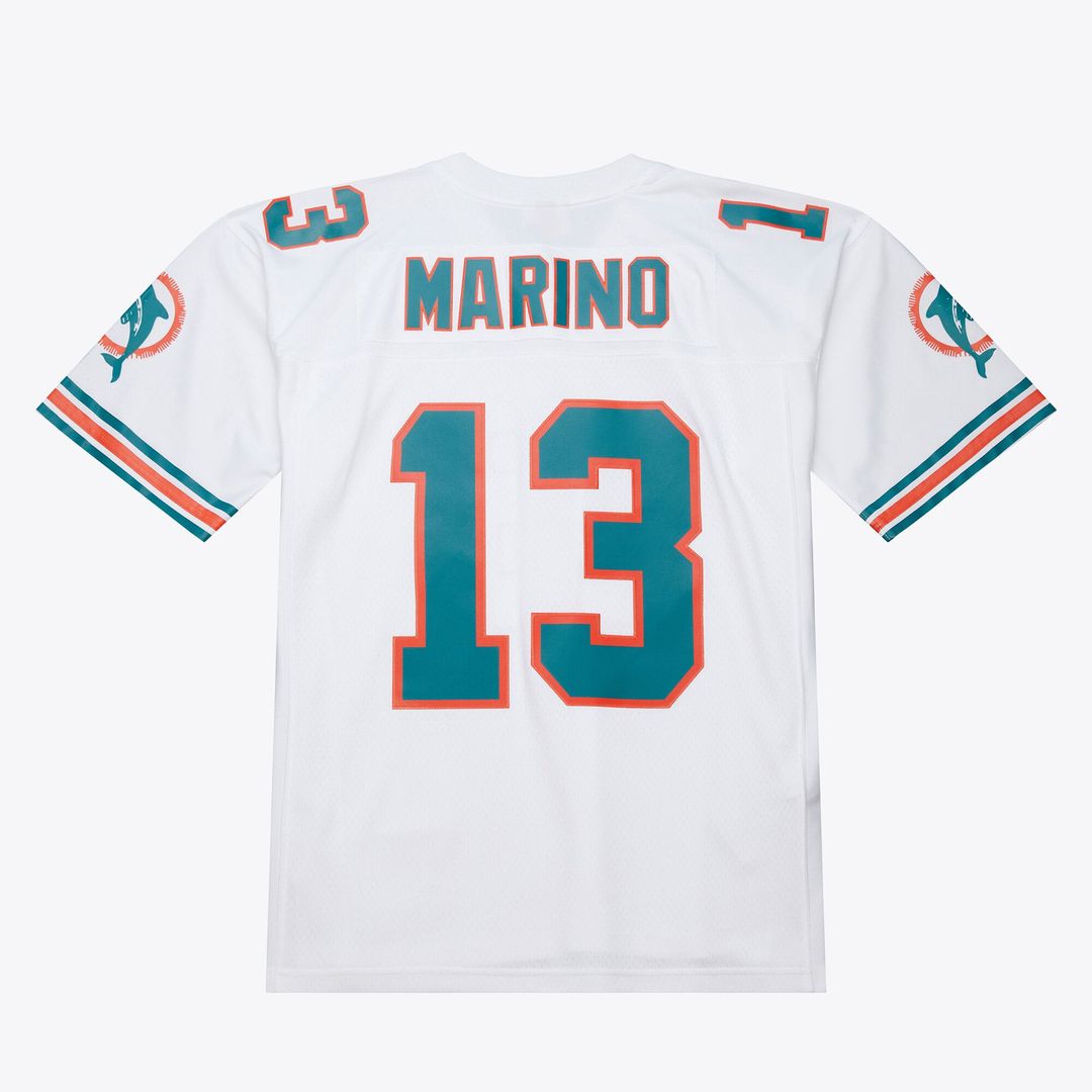 Men's Mitchell & Ness Miami Dolphins Dan Marino White 1994 Legacy Replica NFL Jersey