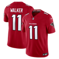 Men's Nike Atlanta Falcons Jalon Walker Red Vapor F.U.S.E. Stitched Limited NFL Jersey
