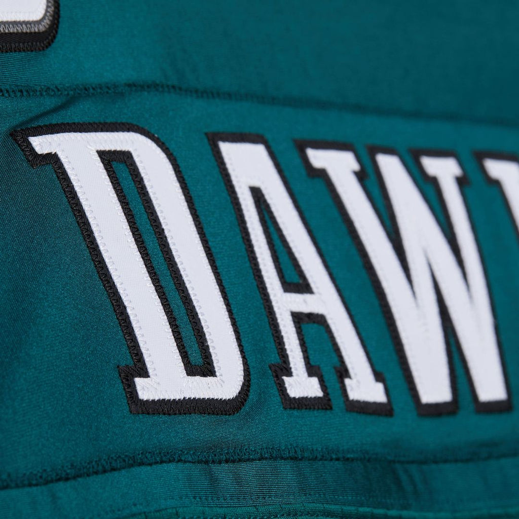 Men's Mitchell & Ness Philadelphia Eagles Brian Dawkins Green 2007 Authentic Throwback Retired Player NFL Jersey