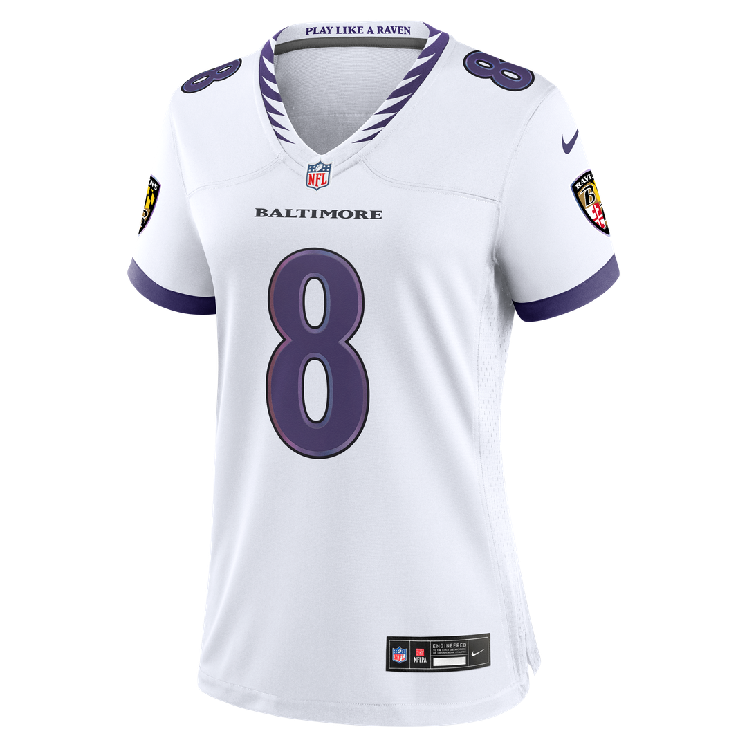 Women's Nike Baltimore Ravens Lamar Jackson Black Alternate Game NFL Jersey