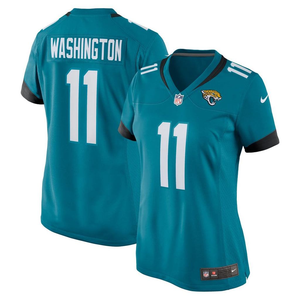Women's Nike Jacksonville Jaguars Parker Washington Teal Team Game NFL Jersey