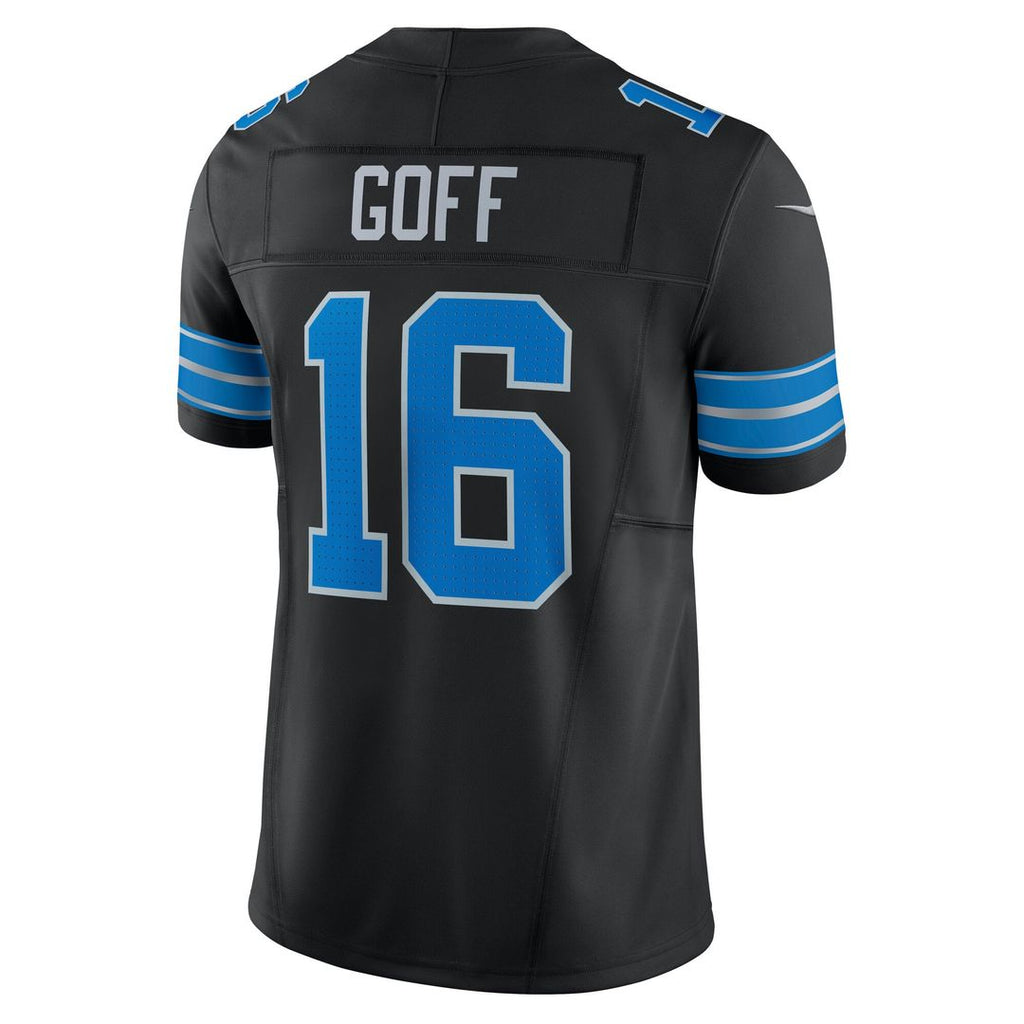 Men's Nike Detroit Lions Jared Goff Black Vapor F.U.S.E. Limited NFL Jersey