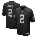 Men's Nike Las Vegas Raiders Ashton Jeanty Black Team Game NFL Jersey