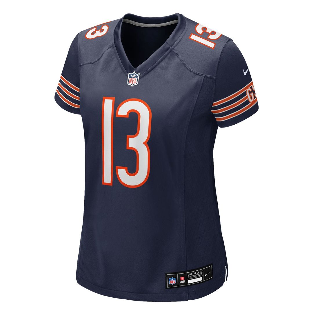 Women's Nike Chicago Bears Maurice Alexander Navy Team Game NFL Jersey