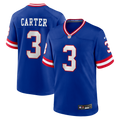 Men's Nike New York Giants Abdul Carter Royal Alternate 2 Game NFL Jersey