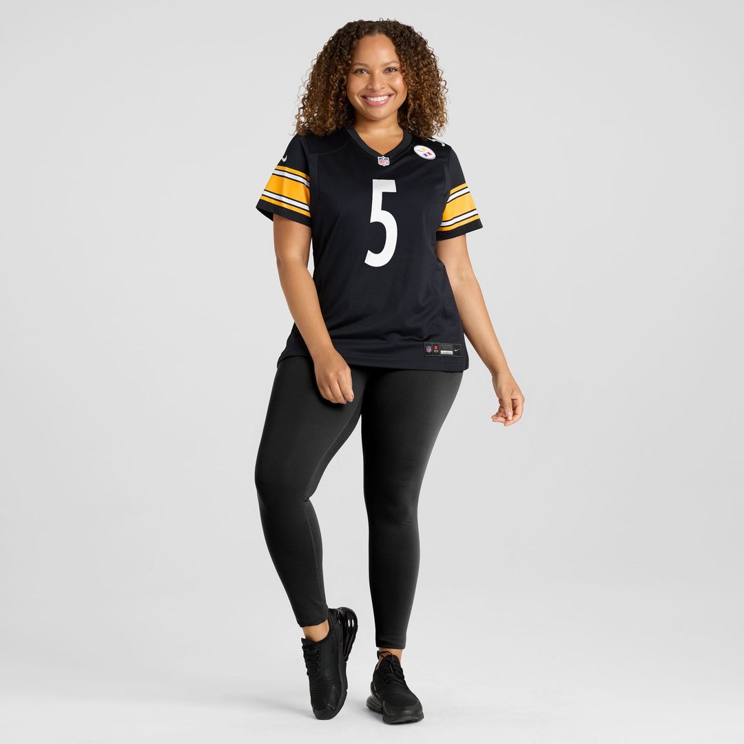 Women's Nike Pittsburgh Steelers Jalen Ramsey Black Team Game NFL Jersey