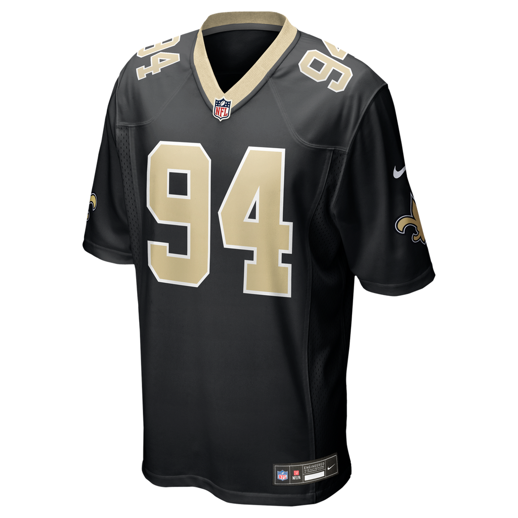 Men's Nike New Orleans Saints Cameron Jordan Black Game NFL Jersey