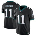 Men's Nike Philadelphia Eagles A.J. Brown Black Alternate Vapor F.U.S.E. Limited NFL Jersey