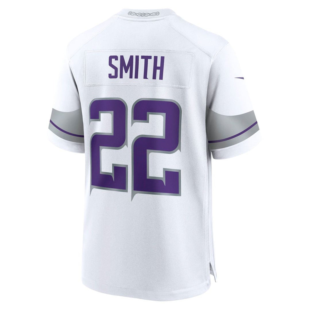 Men's Nike Minnesota Vikings Harrison Smith White Alternate Game NFL Jersey
