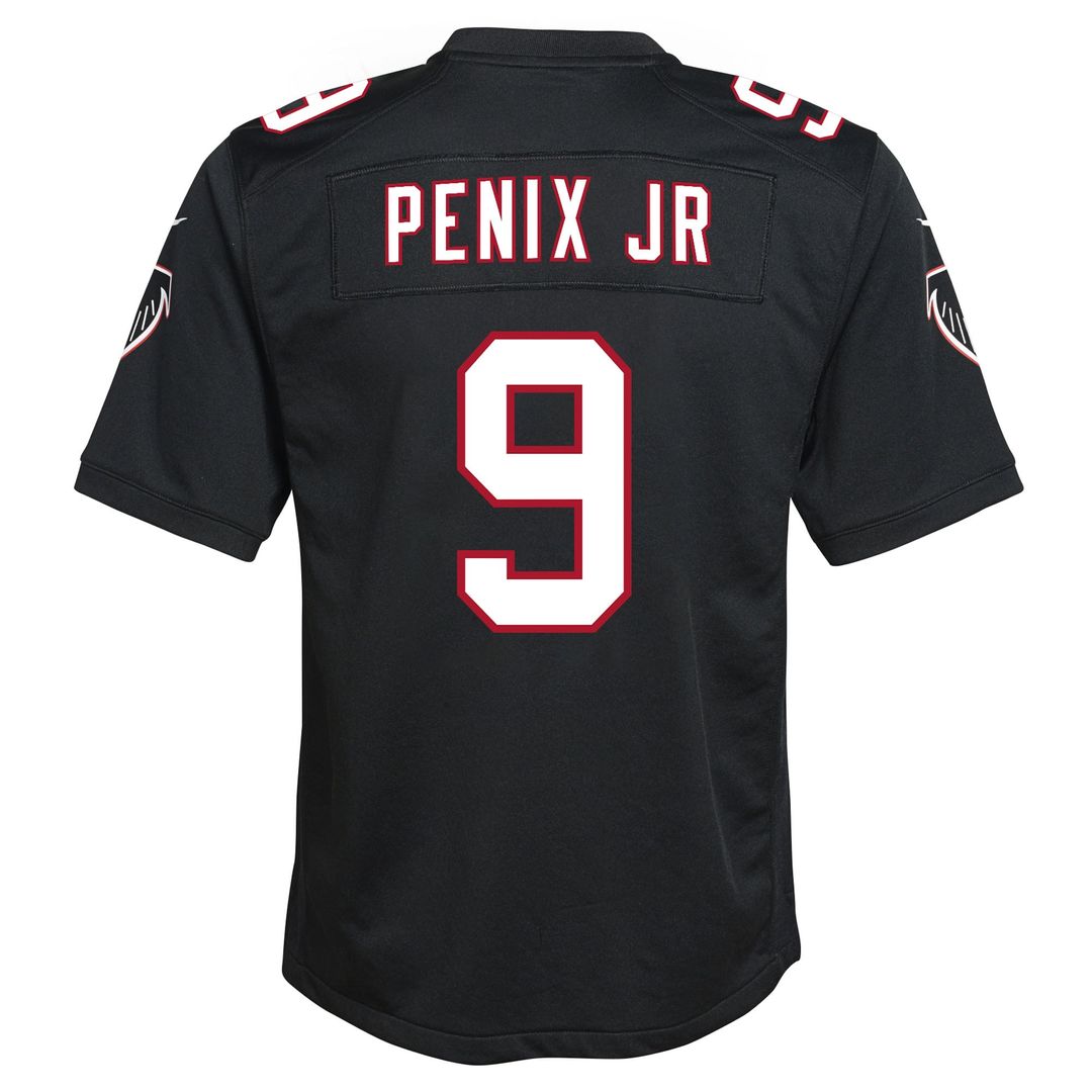 Youth Nike Atlanta Falcons Michael Penix Jr. Black Alternate Game NFL Jersey