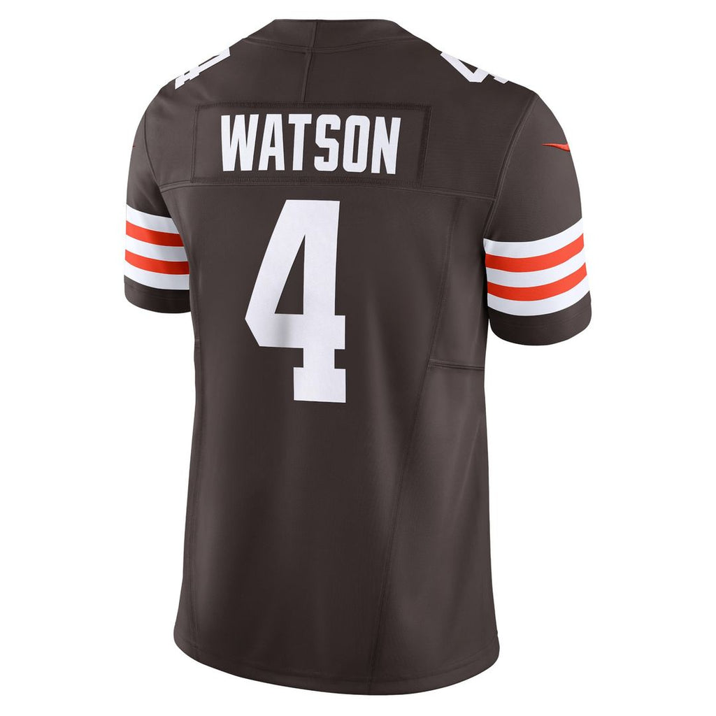 Men's Nike Cleveland Browns Deshaun Watson Brown Vapor F.U.S.E. Limited NFL Jersey