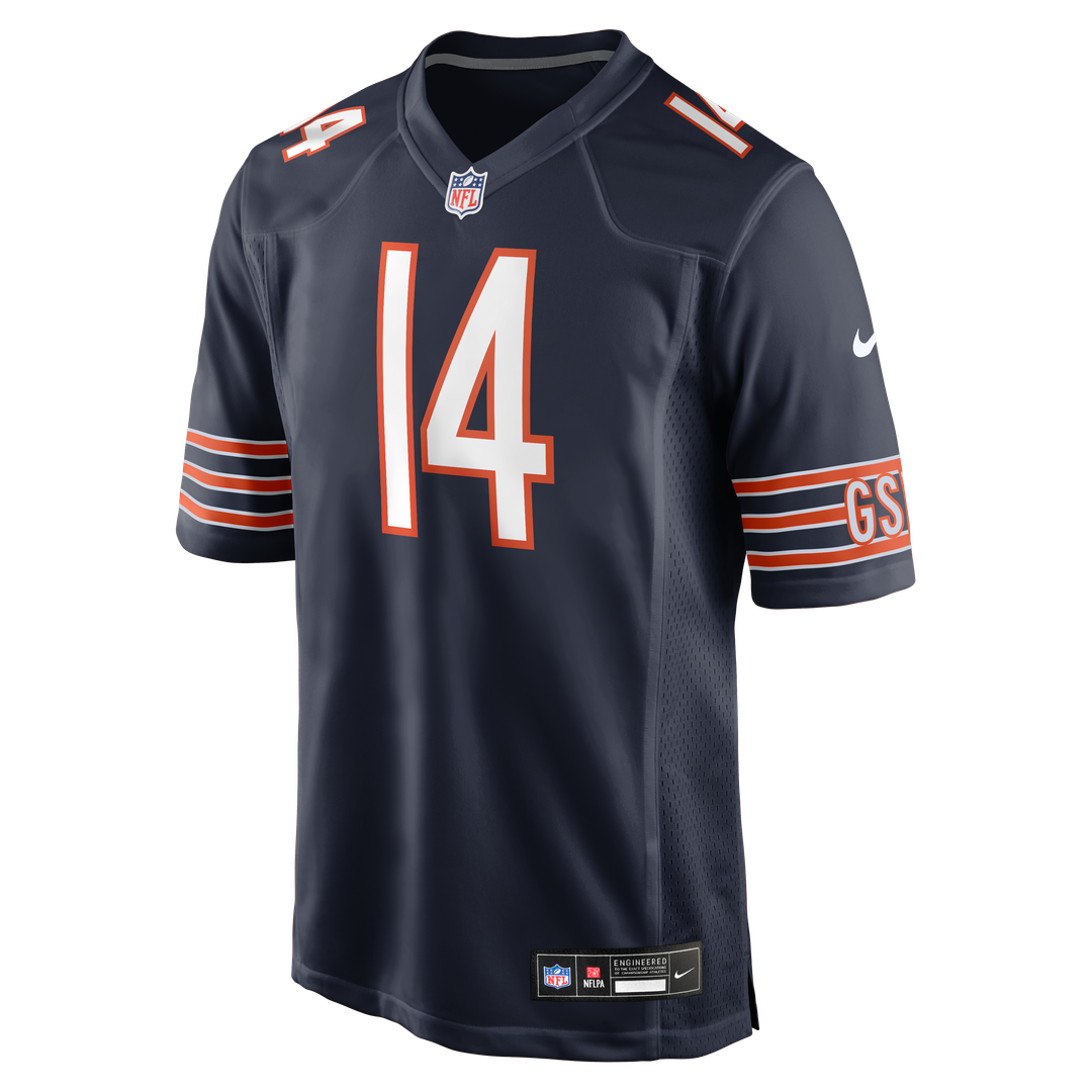 Men's Nike Chicago Bears Kalif Raymond Navy Team Game NFL Jersey