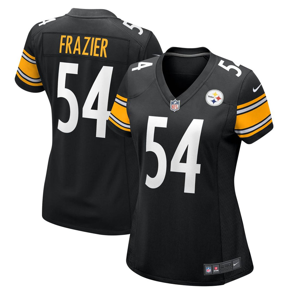 Women's Nike Pittsburgh Steelers Zach Frazier Black Game NFL Jersey