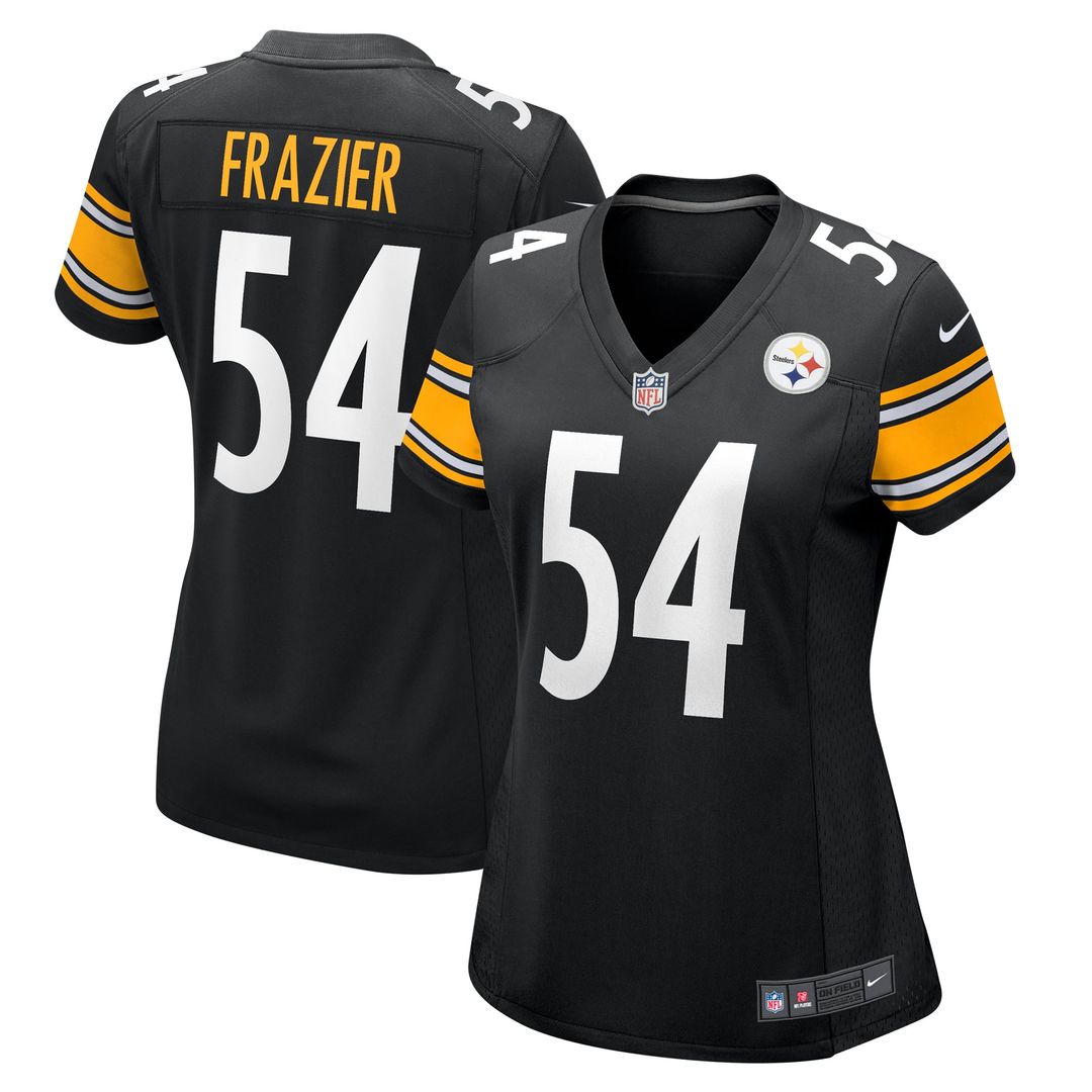 Women's Nike Pittsburgh Steelers Zach Frazier Black Game NFL Jersey
