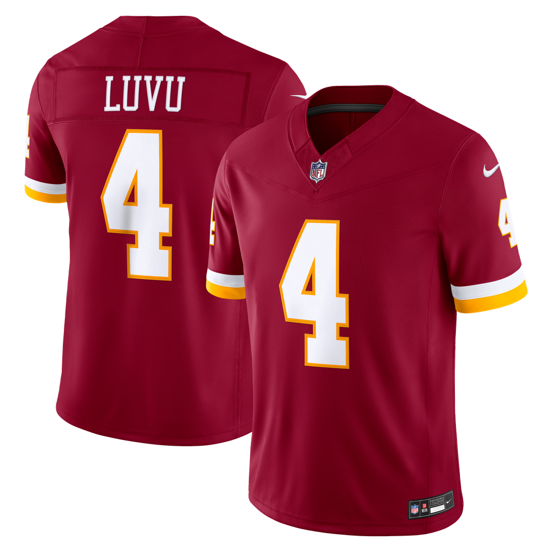 Men's Nike Washington Commanders Frankie Luvu Burgundy Vapor F.U.S.E. Stitched Limited NFL Jersey