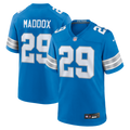 Men's Nike Detroit Lions Avonte Maddox Blue Team Game NFL Jersey