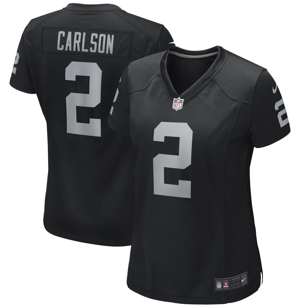 Women's Nike Las Vegas Raiders Daniel Carlson Black Player Game NFL Jersey