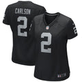 Women's Nike Las Vegas Raiders Daniel Carlson Black Player Game NFL Jersey
