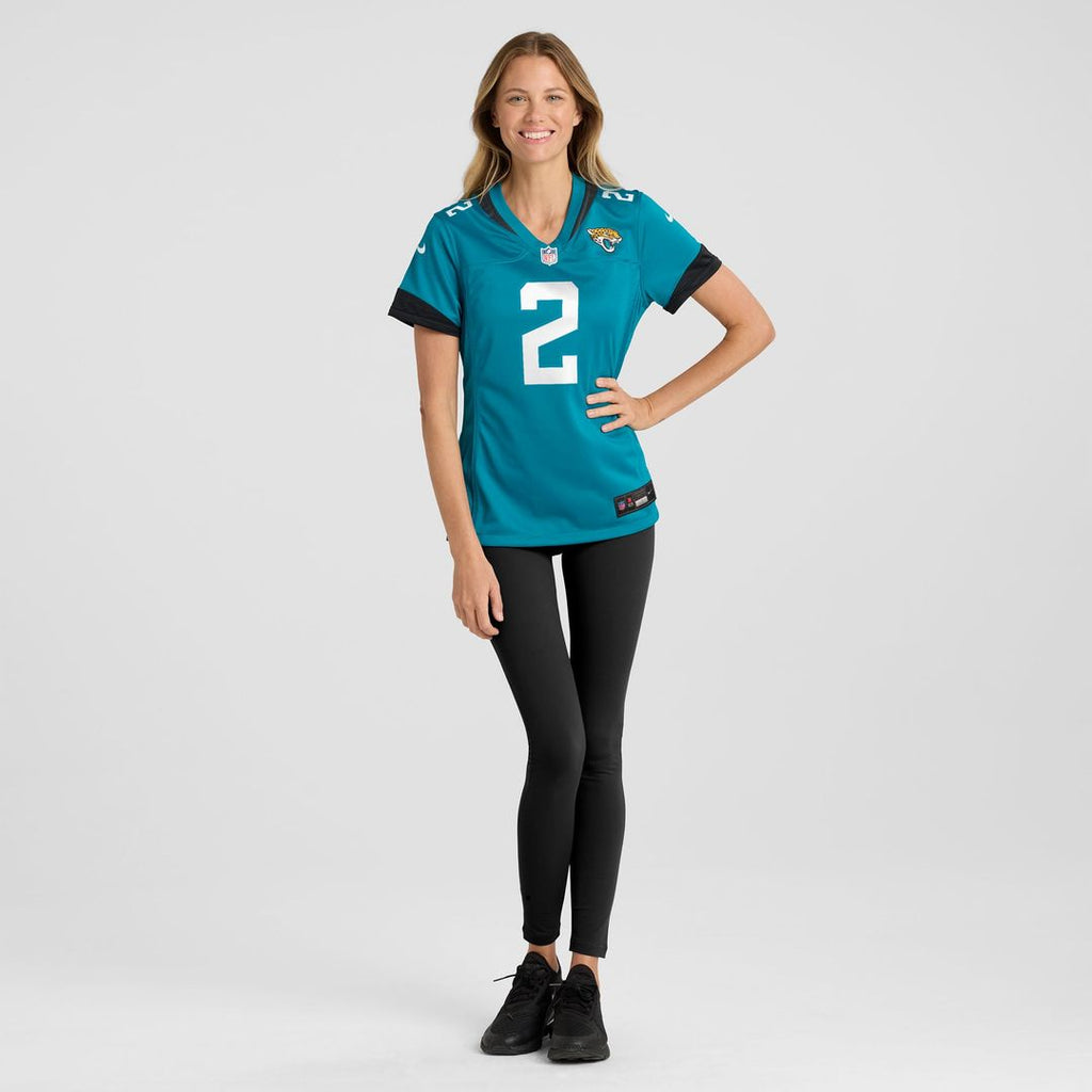 Women's Nike Jacksonville Jaguars Jourdan Lewis Teal Team Game NFL Jersey