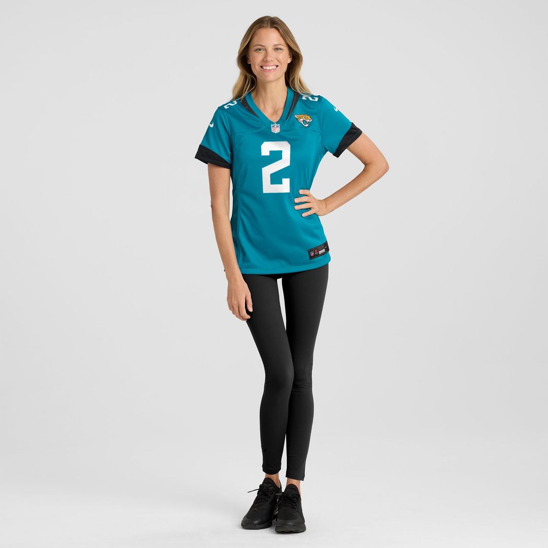 Women's Nike Jacksonville Jaguars Jourdan Lewis Teal Team Game NFL Jersey