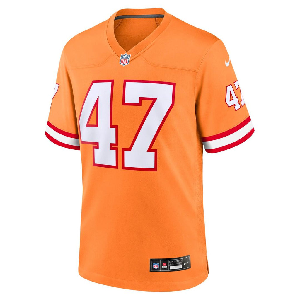 Youth Nike Tampa Bay Buccaneers John Lynch Orange Retired Player Game NFL Jersey