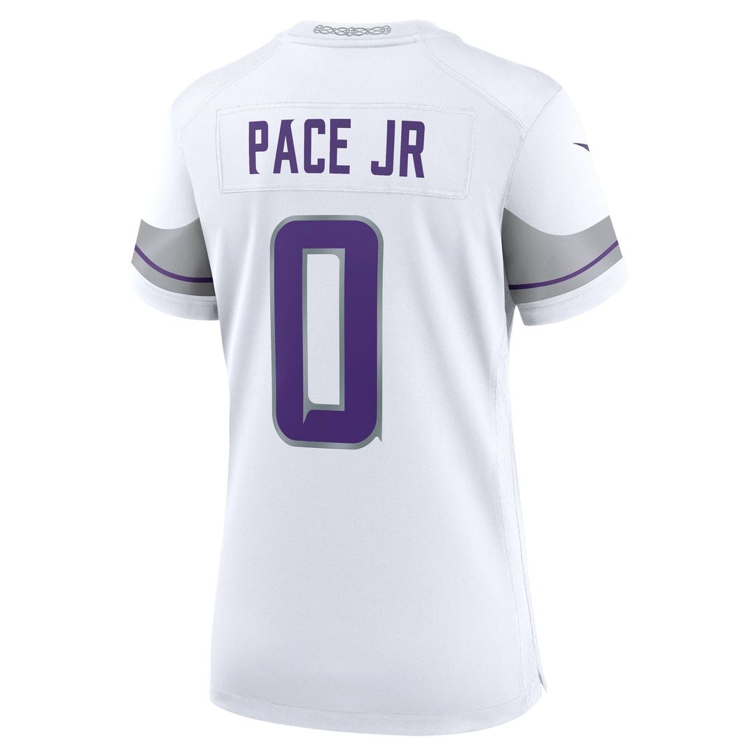Women's Nike Minnesota Vikings Ivan Pace Jr White Alternate Game NFL Jersey