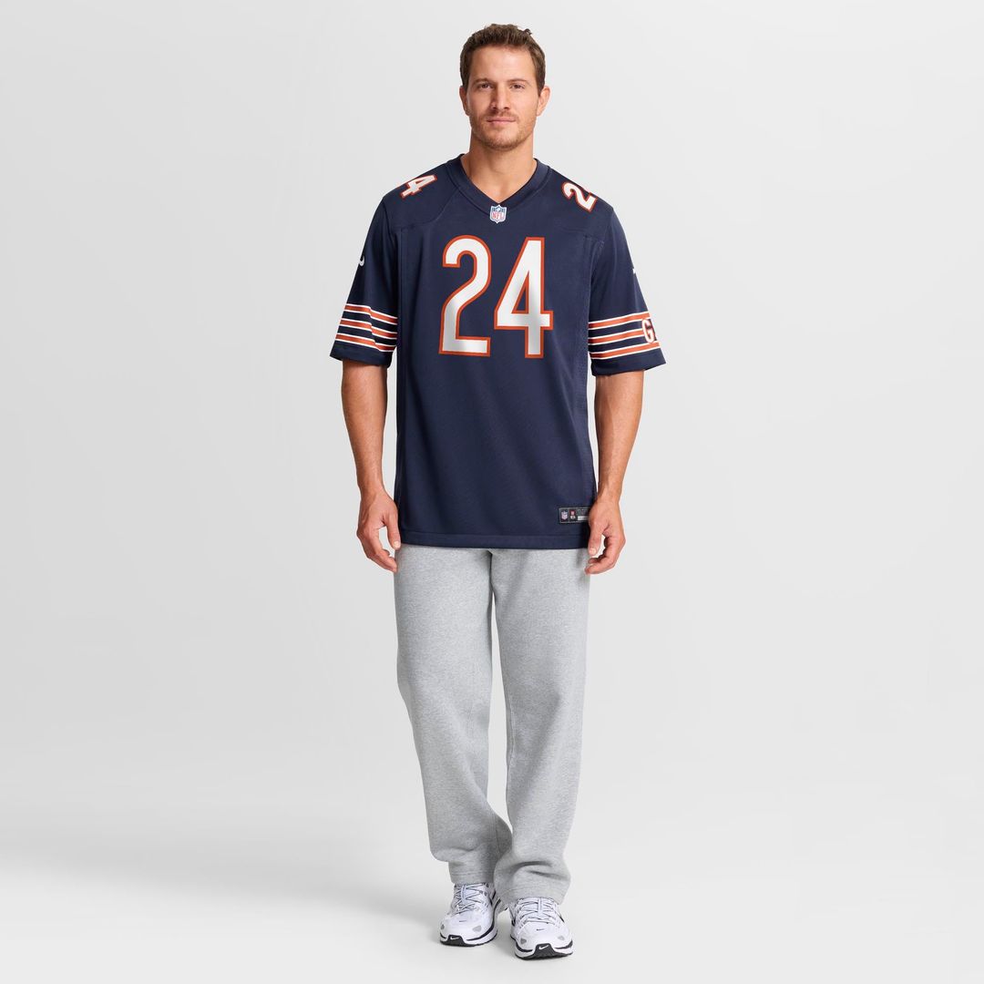 Men's Nike Chicago Bears Malik Muhammad Navy Team Game NFL Jersey