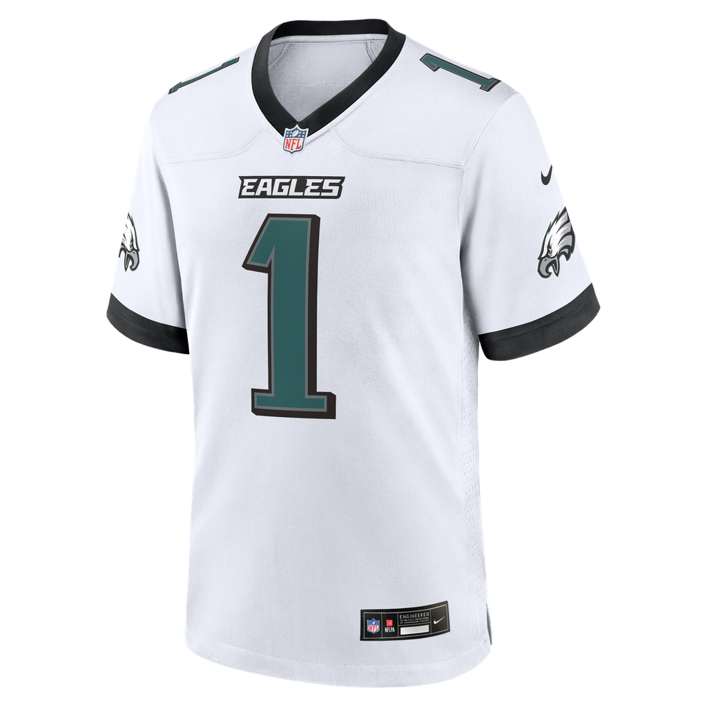 Men's Nike Philadelphia Eagles Jalen Hurts Midnight Green Team Game NFL Jersey