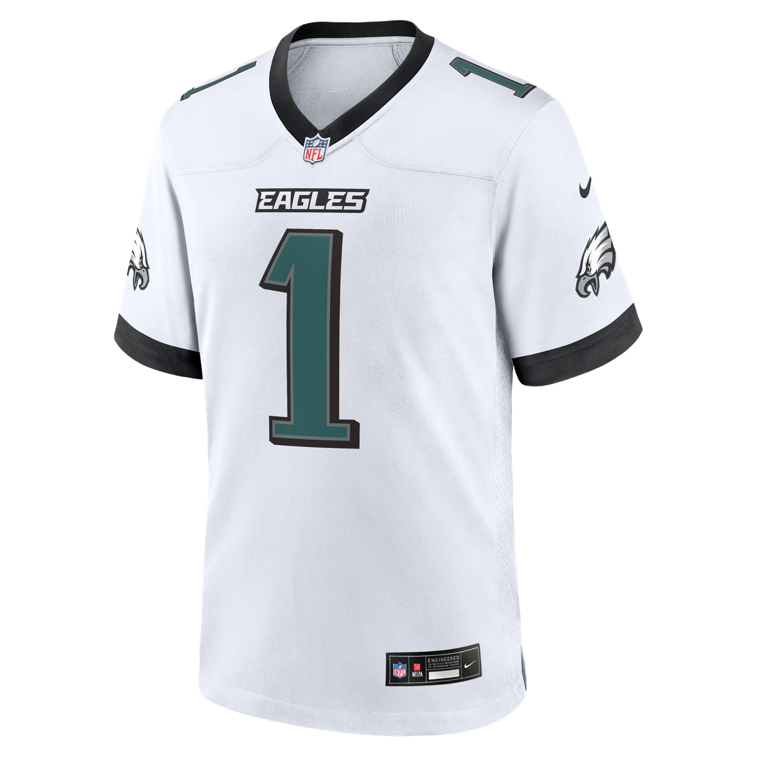 Men's Nike Philadelphia Eagles Jalen Hurts Midnight Green Team Game NFL Jersey
