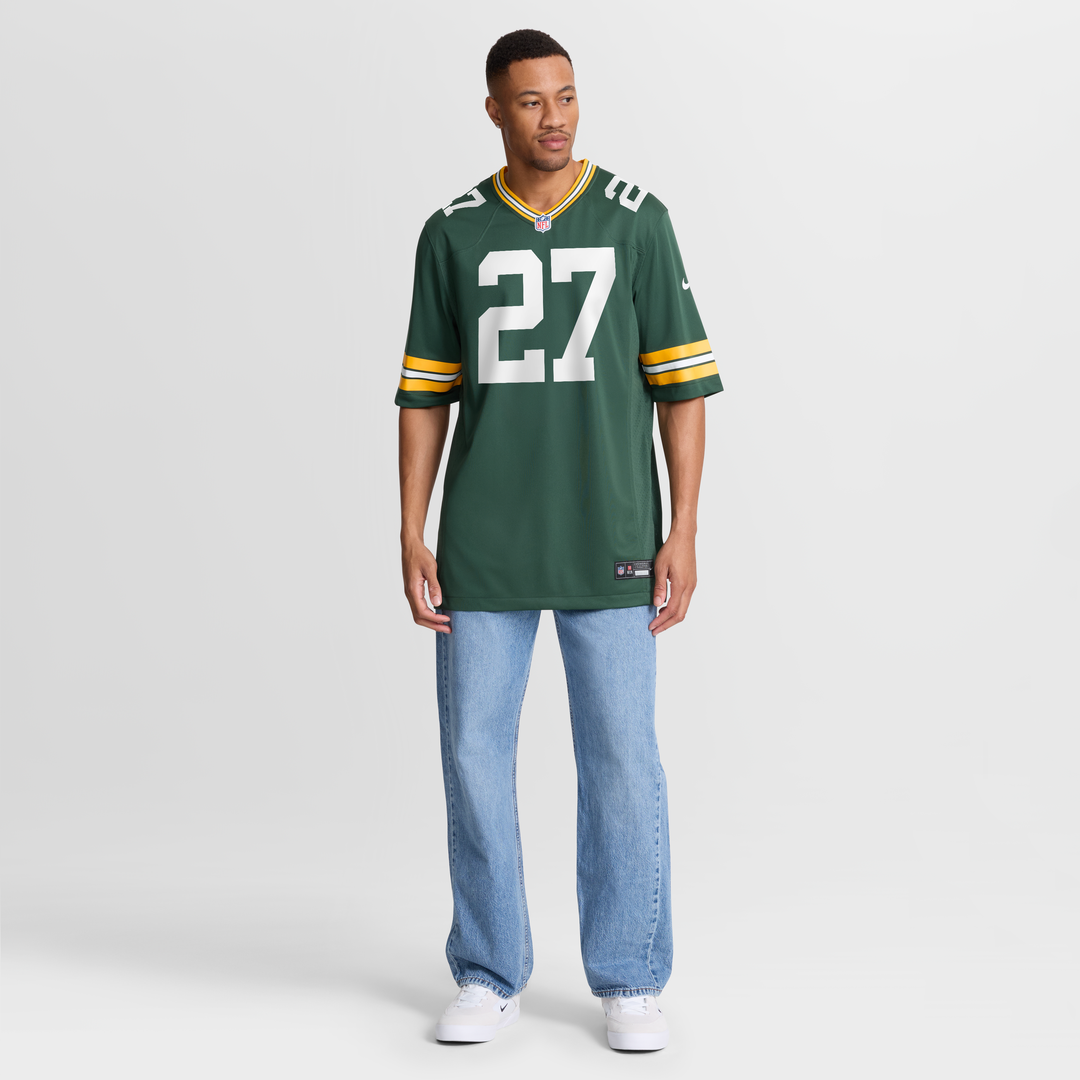 Men's Nike Green Bay Packers Kitan Oladapo Green Game NFL Jersey