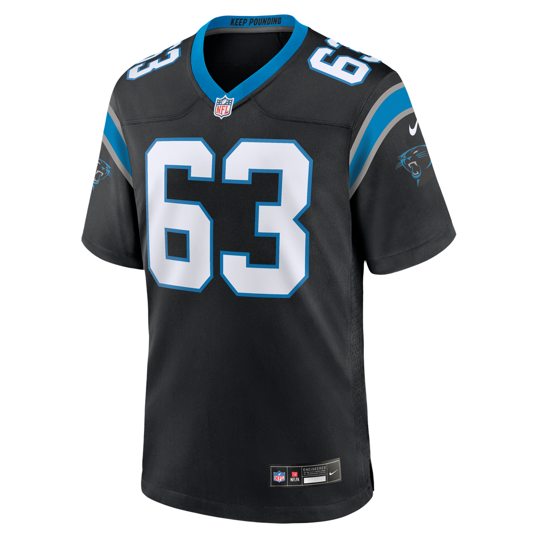 Men's Nike Carolina Panthers Rasheed Walker Black Team Game NFL Jersey