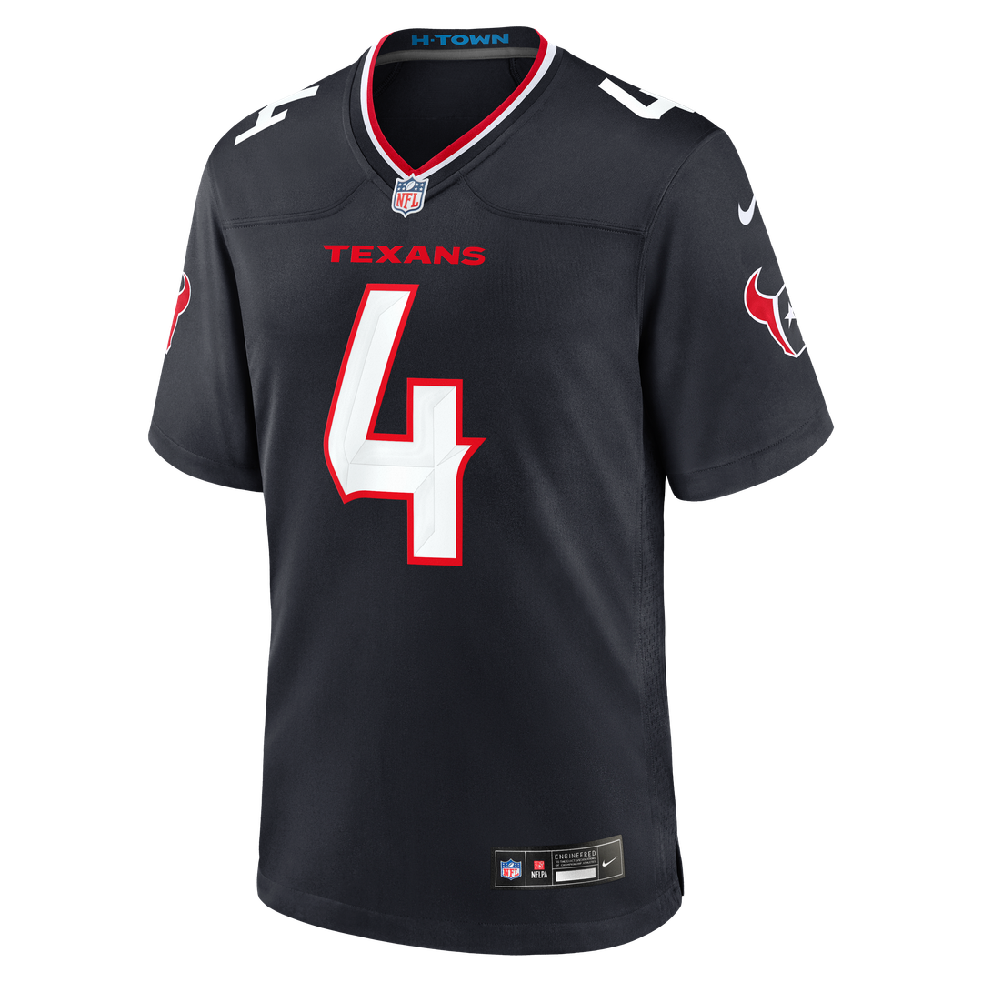 Men's Nike Houston Texans Kamari Lassiter Navy Team Game NFL Jersey