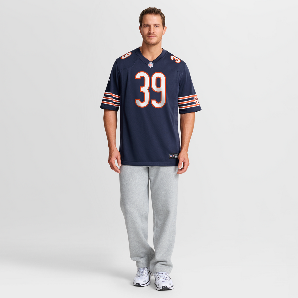 Men's Nike Chicago Bears Josh Blackwell Navy Game Player NFL Jersey