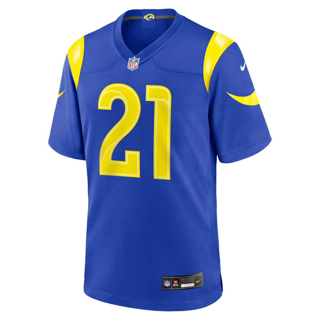 Men's Nike Los Angeles Rams Cam Lampkin Royal Team Game NFL Jersey