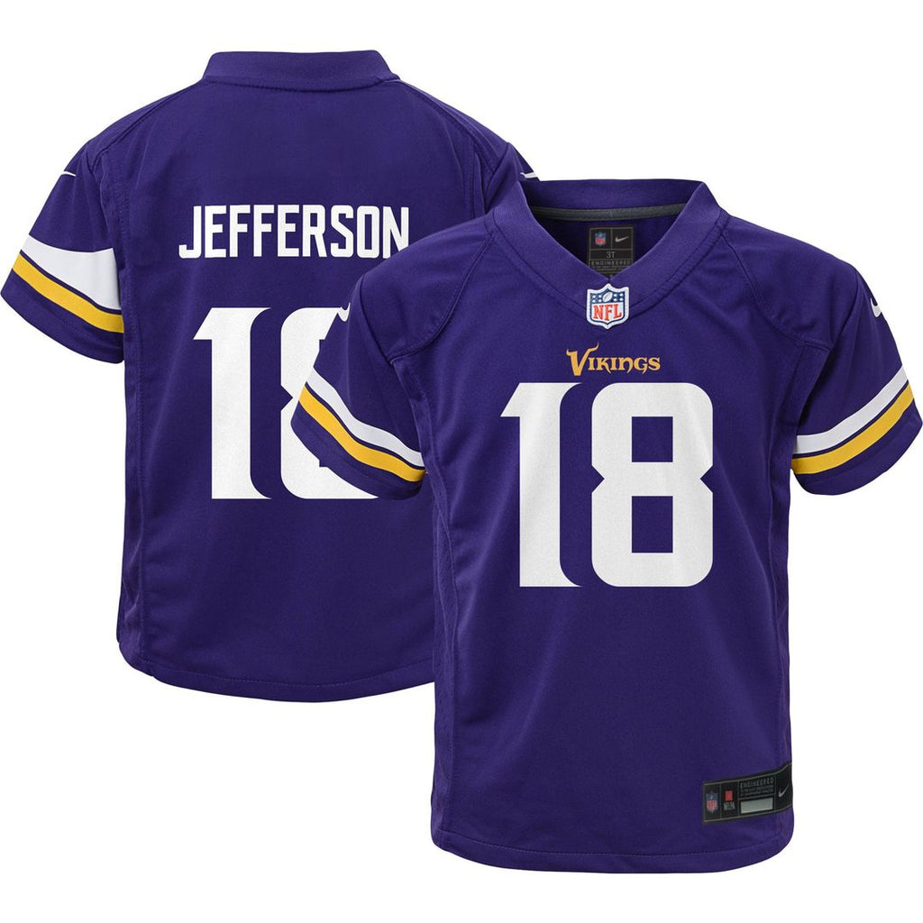 Toddler Nike Minnesota Vikings Justin Jefferson Purple Game NFL Jersey
