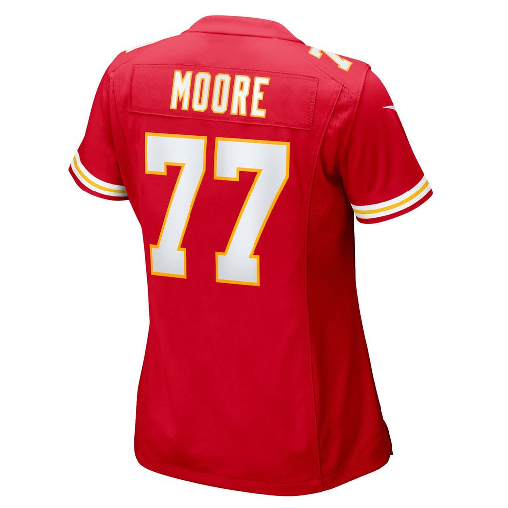 Women's Nike Kansas City Chiefs Jaylon Moore Red Team Game NFL Jersey