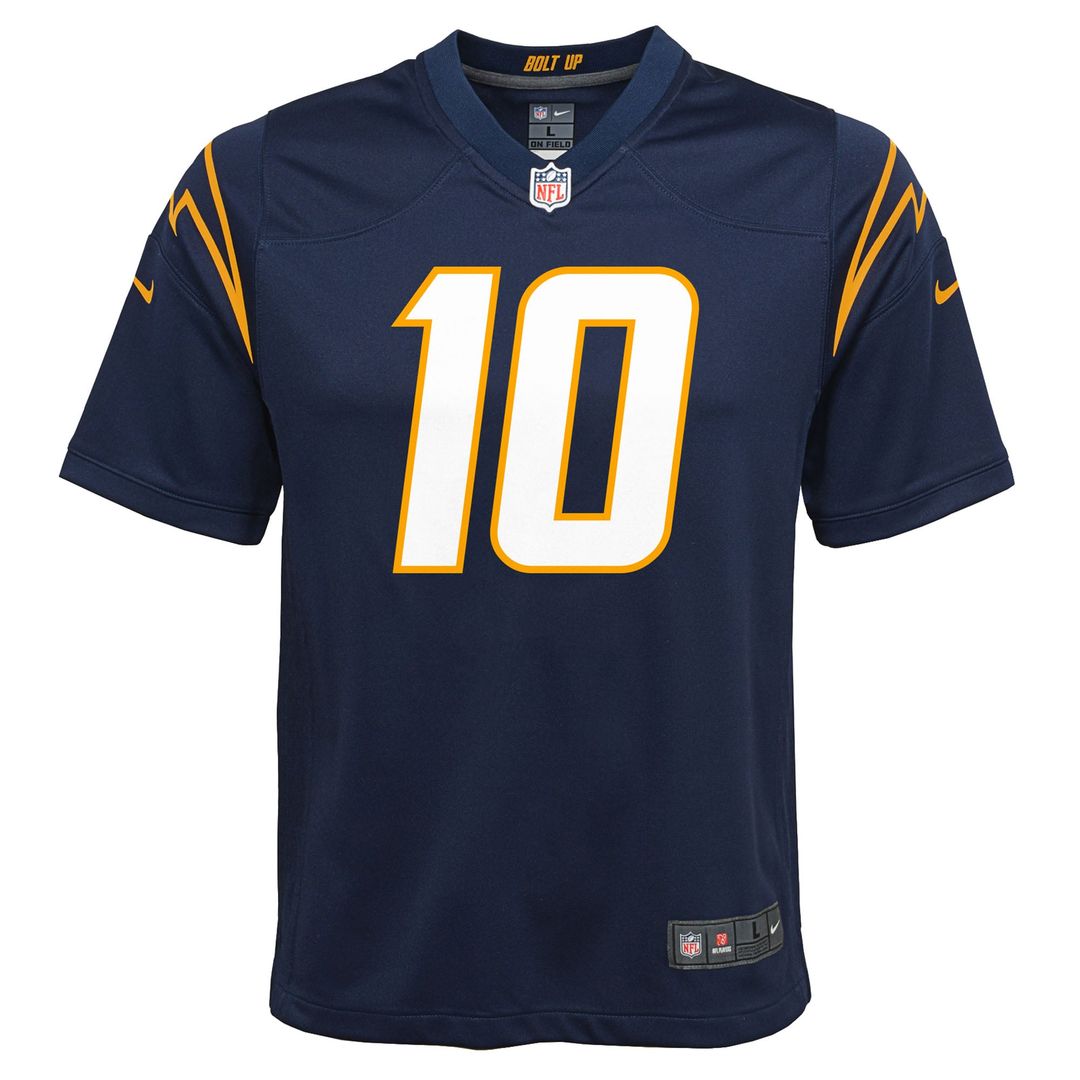 Youth Nike Los Angeles Chargers Justin Herbert Navy Game NFL Jersey