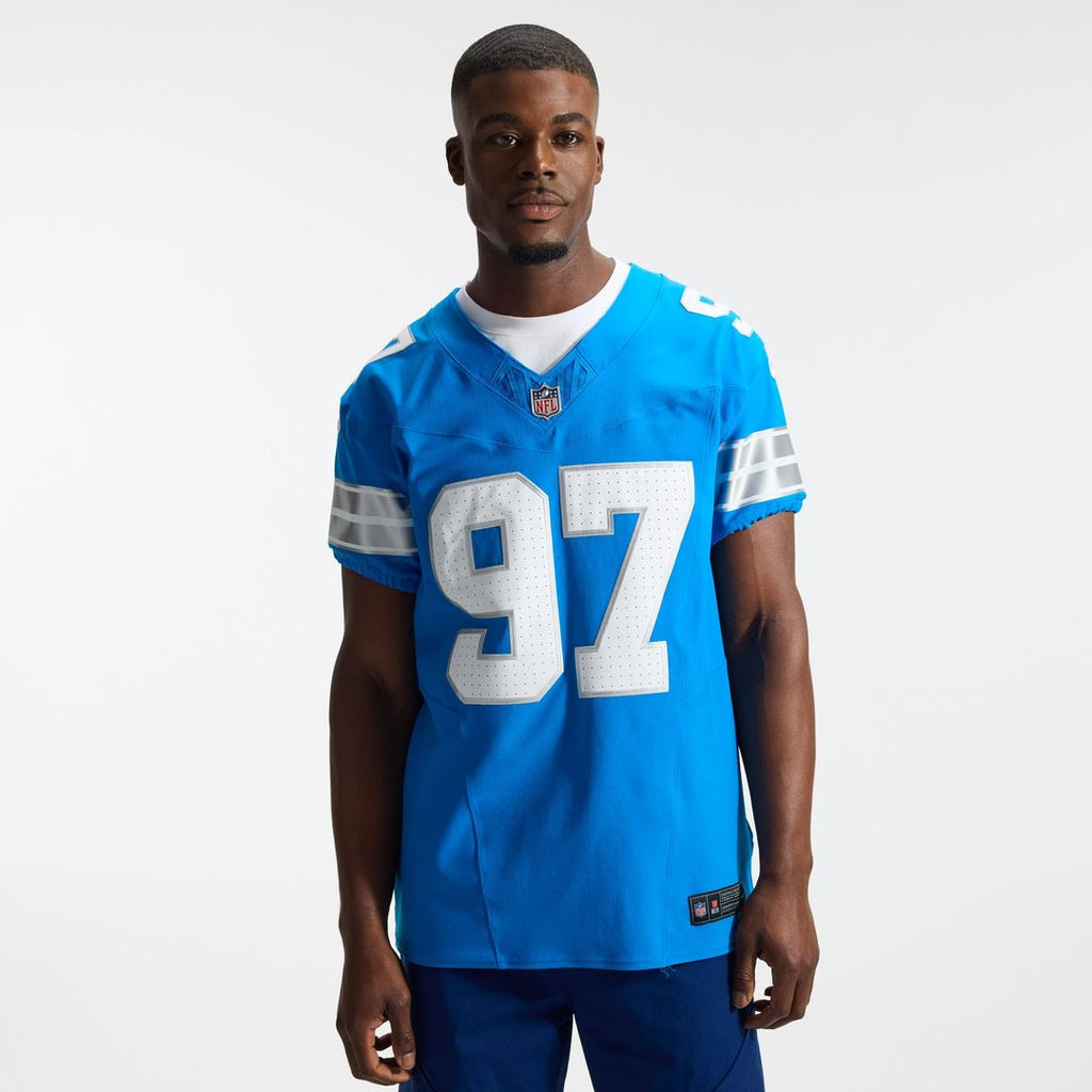 Men's Nike Detroit Lions Aidan Hutchinson Black Alternate Vapor F.U.S.E. Elite NFL Jersey