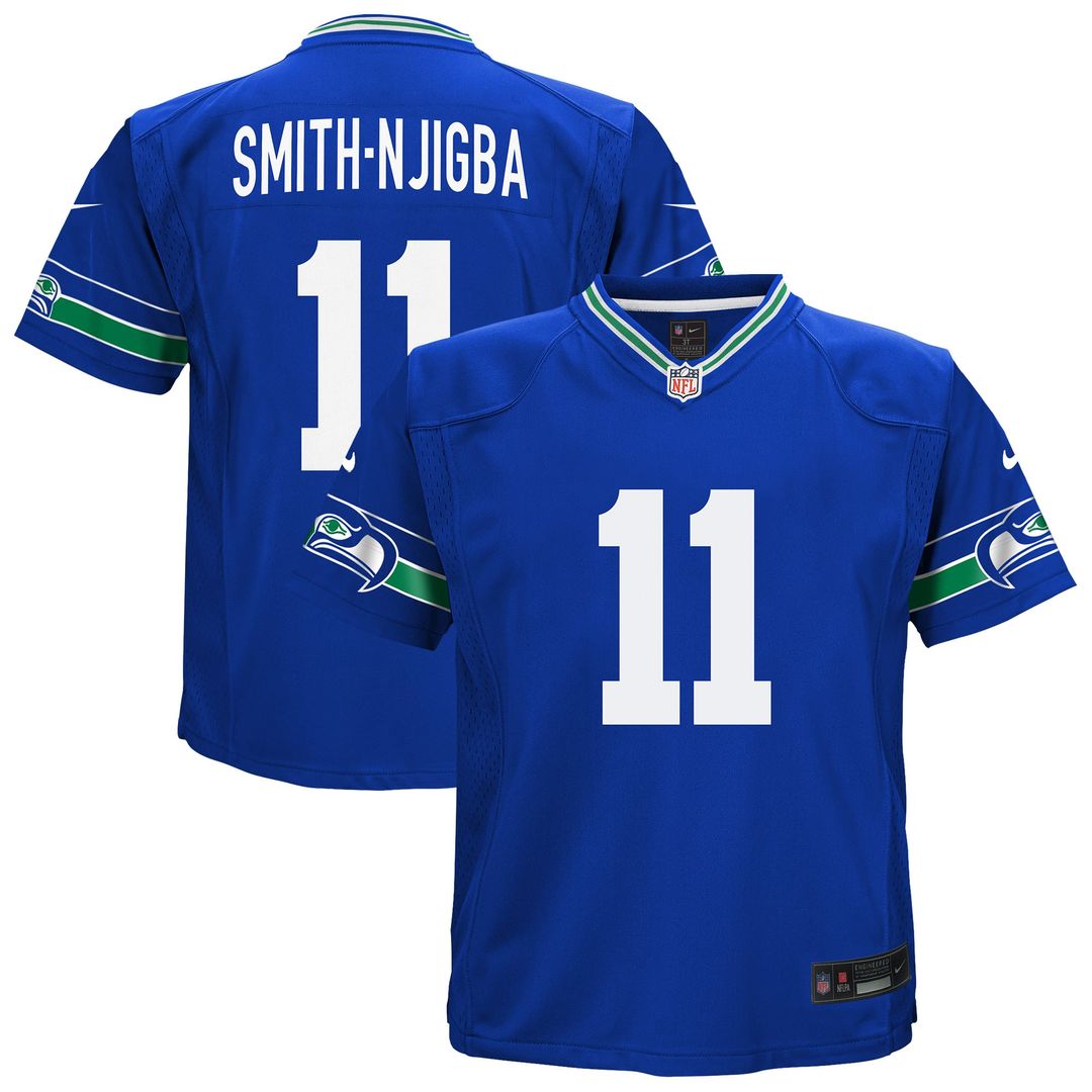Toddler Nike Seattle Seahawks Jaxon Smith-Njigba Royal Alternate Game NFL Jersey