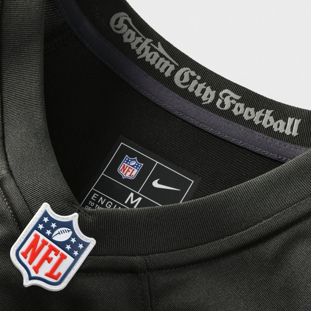 Women's Nike New York Jets Garrett Wilson Gotham Green 2025 Rivalries Collection Game NFL Jersey