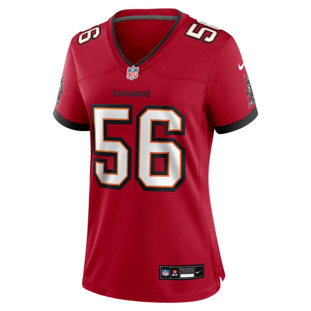 Women's Nike Tampa Bay Buccaneers Benton Whitley Red Team Game NFL Jersey