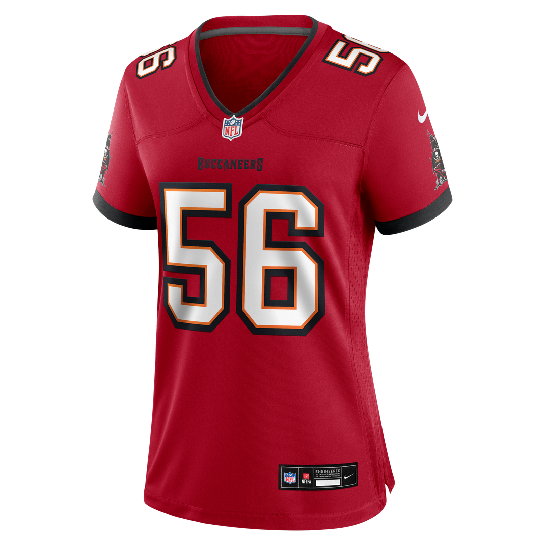 Women's Nike Tampa Bay Buccaneers Benton Whitley Red Team Game NFL Jersey